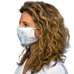 ( Columbia Colored) Blue Snug-Fit Polyester Face Mask