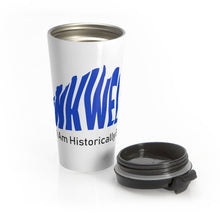 Load image into Gallery viewer, Royal Blue Inkwell Stainless Steel Travel Mug

