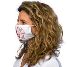 Load image into Gallery viewer, Crimson and White LEGACY WEEK ON THE VINEYARD Snug-Fit Polyester Face Mask - LWV (red ) MV and accent stars ( red )
