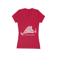 Load image into Gallery viewer, Women&#39;s Jersey Short Sleeve Deep V-Neck Tee
