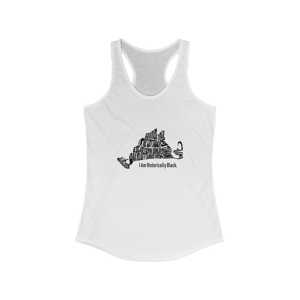 Black MV Noir - Women's Ideal Racerback Tank