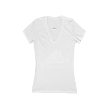 Load image into Gallery viewer, Women&#39;s Jersey Short Sleeve Deep V-Neck Tee
