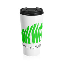 Load image into Gallery viewer, Green Inkwell Stainless Steel Travel Mug
