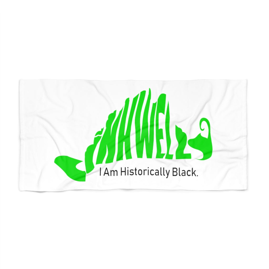 Green Beach Towel