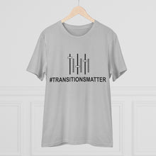 Load image into Gallery viewer, #TRANSITIONSMATTER Sound Board Organic Creator GREY T-shirt - Unisex  - PLEASE READ SIZE CHART
